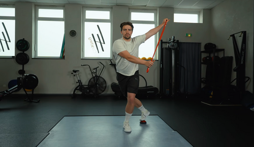  Single Leg Rotational Stability Hold